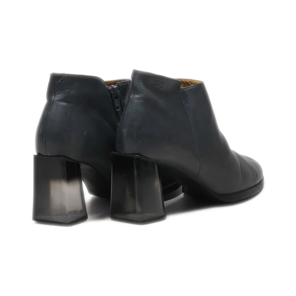 Camper Ankle Boots Leather Grey Colour For Women
