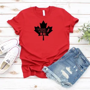 Canadian Woman in Ag Short-Sleeve Unisex T-Shirt
