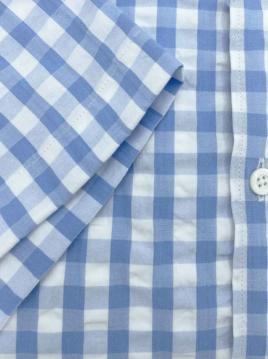 Canali - Gingham Short Sleeve Shirt