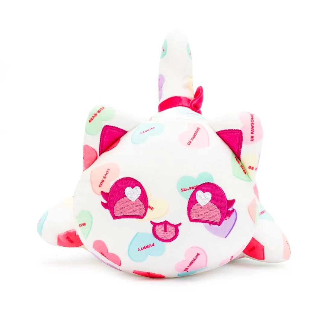 Candy Hearts Cat Plush