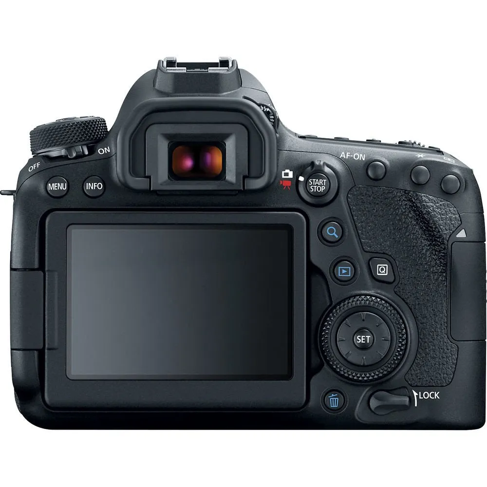 Canon EOS 6D Mark II DSLR Camera With 50mm 1.8 STM Lens   Professional Battery Grip   UV Protection Filter   LED Kit Starter Bundle