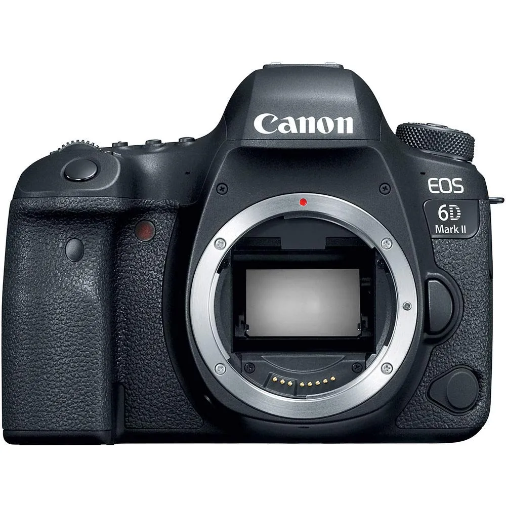 Canon EOS 6D Mark II DSLR Camera With 50mm 1.8 STM Lens   Professional Battery Grip   UV Protection Filter   LED Kit Starter Bundle