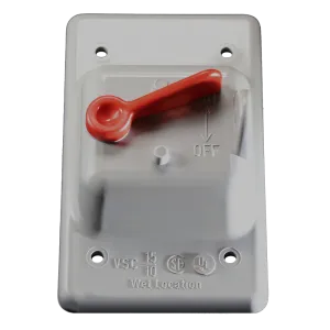 CANTEX  1-Gang Weatherproof Toggle Switch Cover