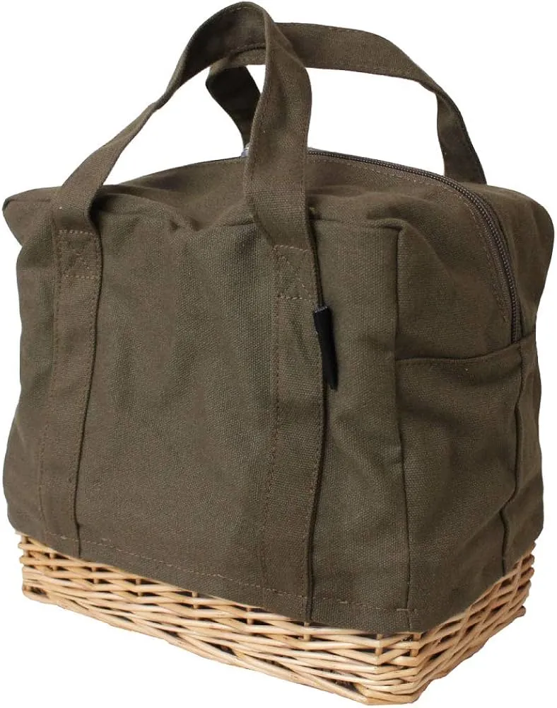 Canvas Basket Bag