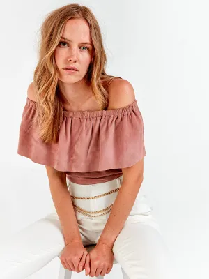 CAPE HORN SUEDE TOP