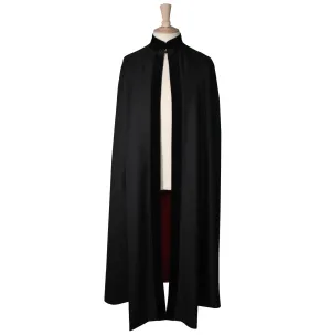 Cape with Velvet Trim