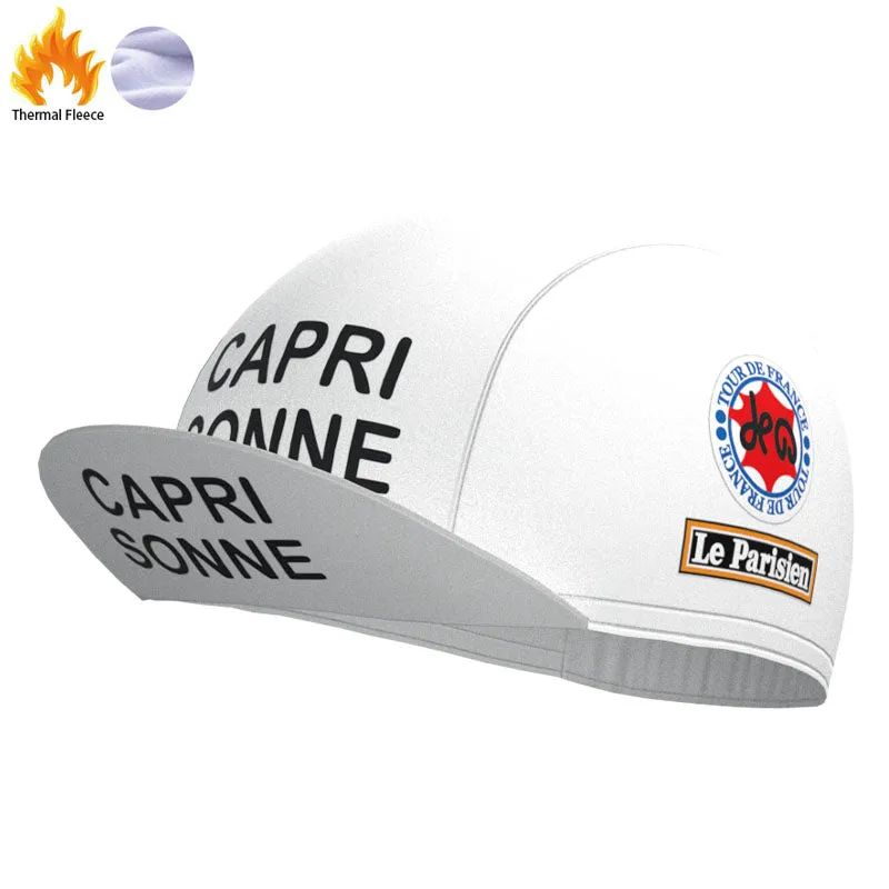 CAPRI White Fleece Retro Cycling Kits