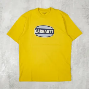 Carhartt WIP Press Script S/S Tee - Golden Olive