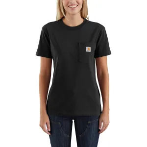 Carhartt Women's Short Sleeve Pocket T-Shirt_Black