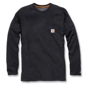 Carhartt&#x20;100393&#x20;T-Shirt&#x20;Cotton&#x20;l&#x2F;s&#x20;Force&#x20;-&#x20;Carbon&#x20;Heather