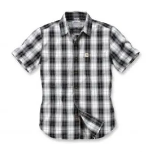 Carhartt&#x20;102548&#x20;Sale&#x3A;&#x20;Slim&#x20;Fit&#x20;plaid&#x20;s&#x2F;s&#x20;shirt&#x20;-&#x20;Black
