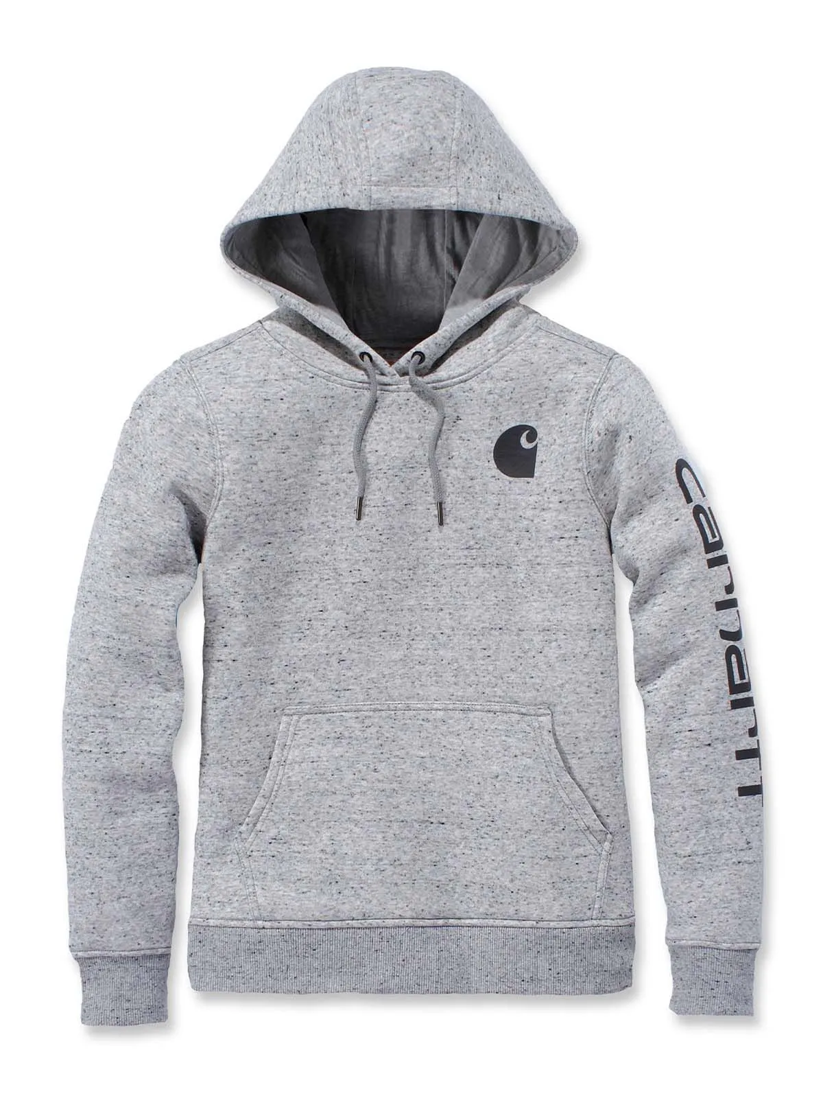 Carhartt&#x20;102791&#x20;Clarksburg&#x20;l&#x2F;s&#x20;Hooded&#x20;Sweatshirt&#x20;-&#x20;Asphalt&#x20;Heather