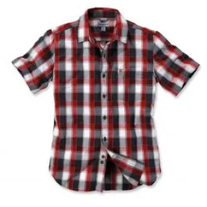 Carhartt&#x20;103010&#x20;Sale&#x3A;&#x20;Slim&#x20;Fit&#x20;Plaid&#x20;Shirt&#x20;s&#x2F;s&#x20;-&#x20;Dark&#x20;Crimson