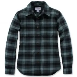 Carhartt&#x20;103226&#x20;Women&#x27;s&#x20;Hamilton&#x20;Flannel&#x20;Shirt&#x20;-&#x20;Balsam&#x20;Green
