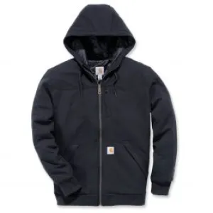 Carhartt&#x20;103312&#x20;Rockland&#x20;Quilt&#x20;Lined&#x20;Full&#x20;Zip&#x20;Hooded&#x20;Sweatshirt&#x20;-&#x20;Black