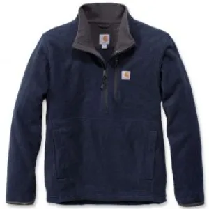 Carhartt&#x20;103831&#x20;Dalton&#x20;Half&#x20;Zip&#x20;Fleece&#x20;-&#x20;Navy&#x20;Heather