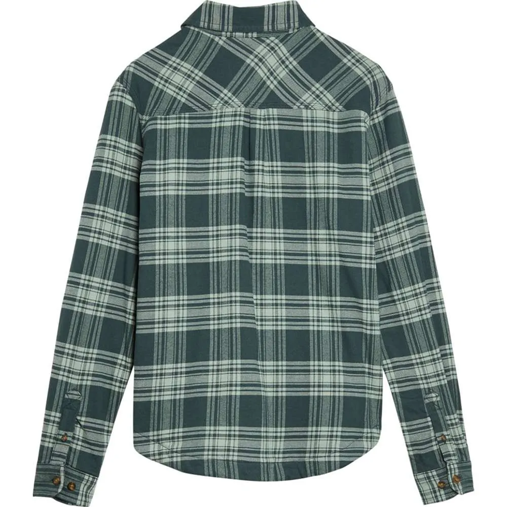 Carhartt&#x20;104518&#x20;Women&#x2019;s&#x20;Hamilton&#x20;Plaid&#x20;Flannel&#x20;Jacket&#x20;-&#x20;Fog&#x20;Green&#x20;