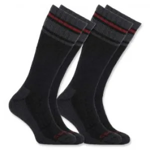Carhartt&#x20;A774-2&#x20;Cold&#x20;Weather&#x20;Thermal&#x20;Sock&#x20;2-Pair&#x20;-&#x20;Black