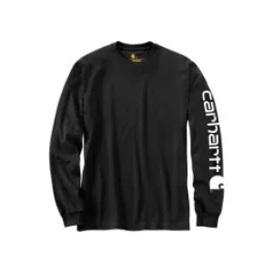 Carhartt&#x20;EK231&#x20;T-Shirt&#x20;Logo&#x20;l&#x2F;s&#x20;-&#x20;Black