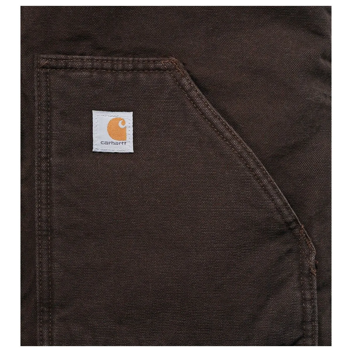 Carhartt&#x20;WV001&#x20;Women&#x27;s&#x20;Sandstone&#x20;Mock&#x20;Neck&#x20;Vest&#x20;-&#x20;Dark&#x20;Brown