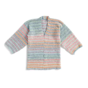 Caron Relaxed Crochet Cardigan