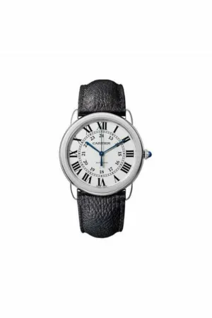 cartier rondo solo de cartier stainless steel 36mm men's watch