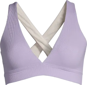 Casall Women&#x27;s V-Neck Crossback Bikini Top Lavender | Buy Casall Women&#x27;s V-Neck Crossback Bikini Top Lavender here | Outnorth