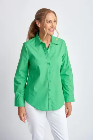 Casual Cotton Shirt Green