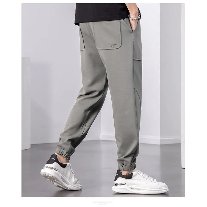 Casual Sports Tapered Simplicity Chic Versatile Pants