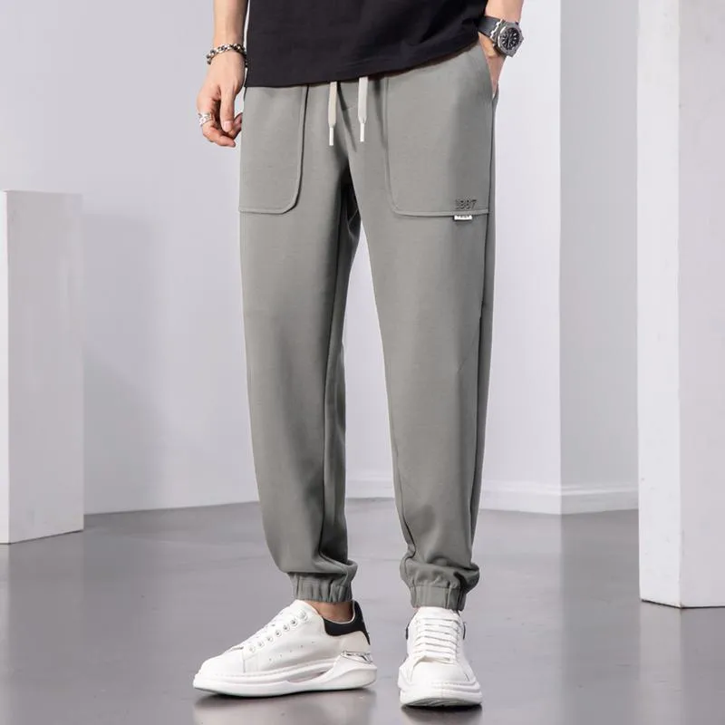 Casual Sports Tapered Simplicity Chic Versatile Pants