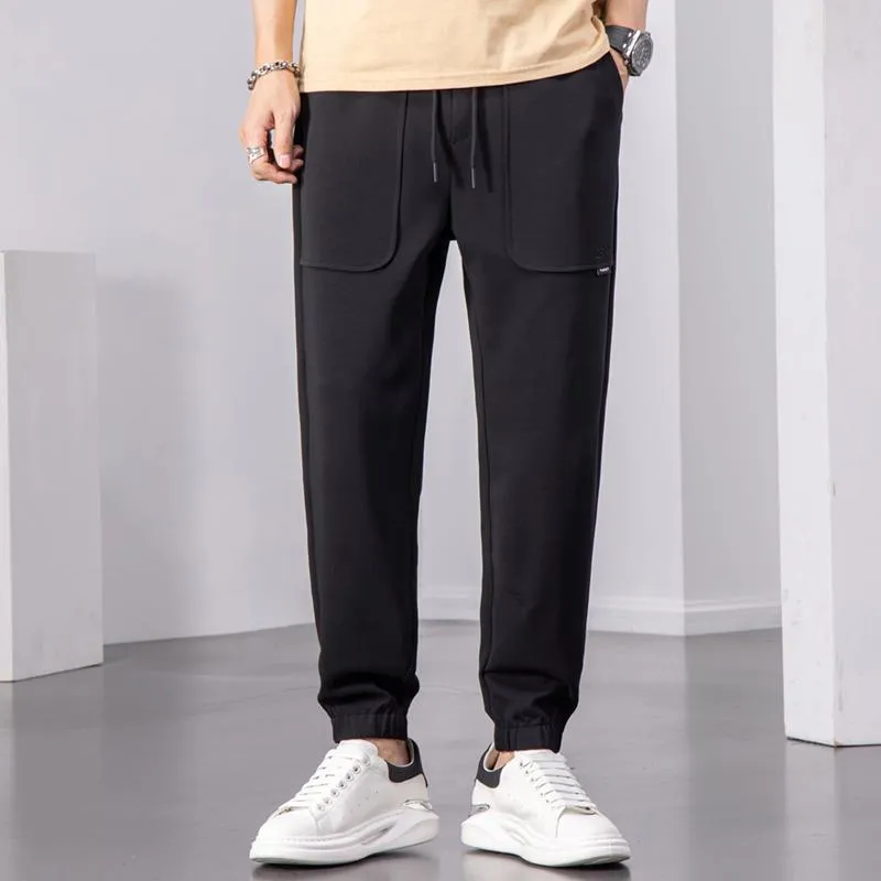 Casual Sports Tapered Simplicity Chic Versatile Pants