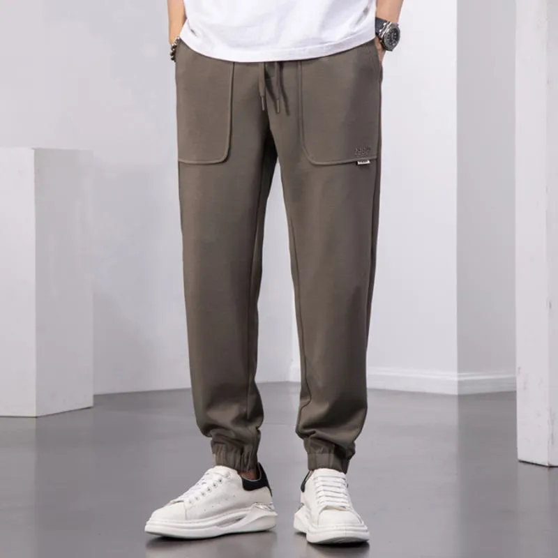 Casual Sports Tapered Simplicity Chic Versatile Pants