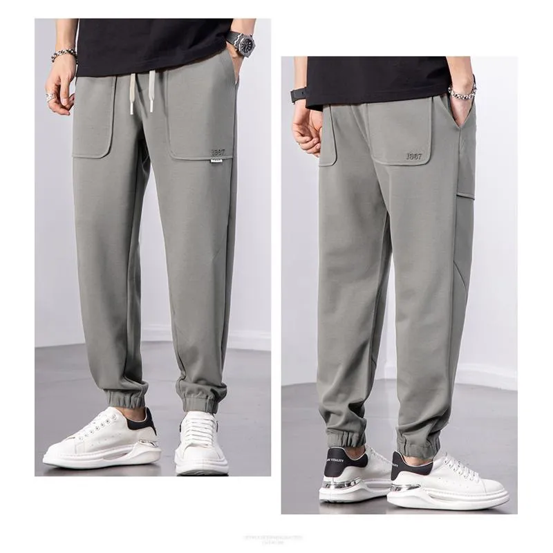 Casual Sports Tapered Simplicity Chic Versatile Pants