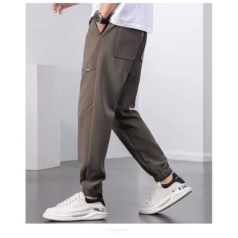 Casual Sports Tapered Simplicity Chic Versatile Pants