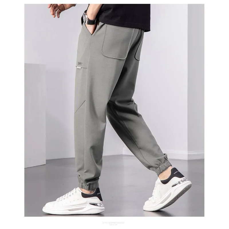 Casual Sports Tapered Simplicity Chic Versatile Pants