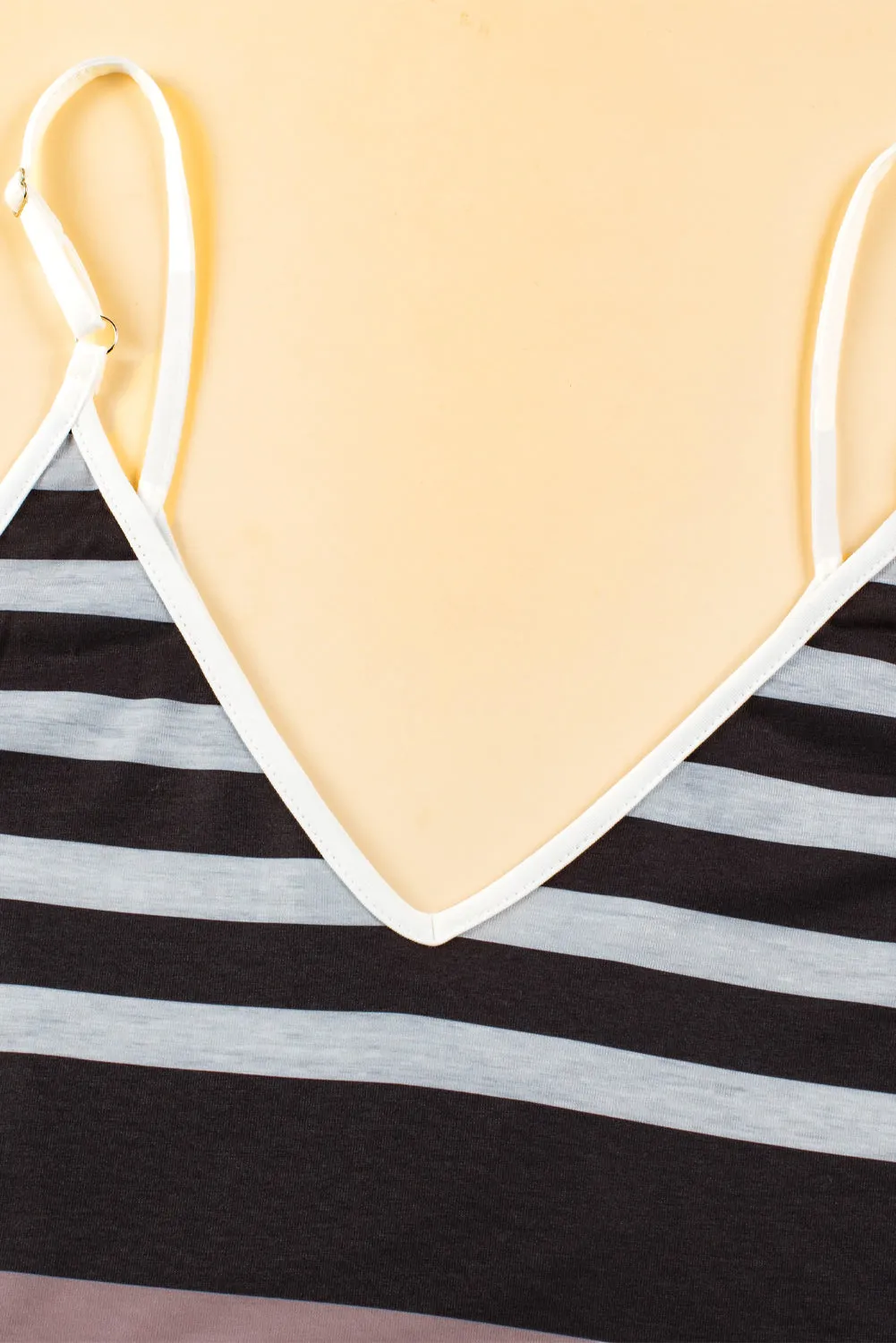 Casual Summer Striped Maxi Dress