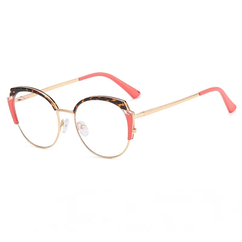 CCspace Women's Full Rim Square Tr 90 Titanium Eyeglasses 55383