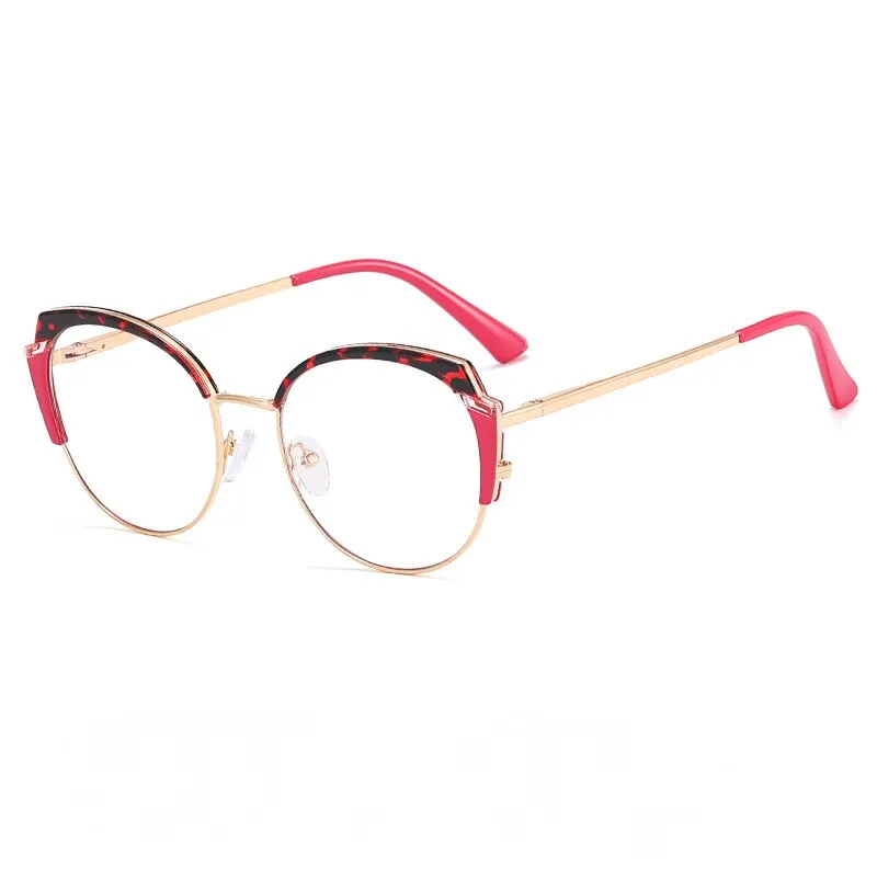 CCspace Women's Full Rim Square Tr 90 Titanium Eyeglasses 55383