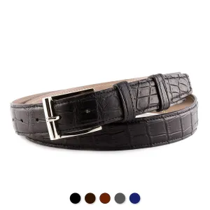 Ceinture cuir classique - Alligator