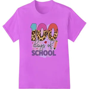 Celebrate 100 Days of School with Leopard Print Fun!