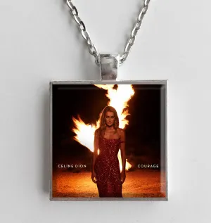 Celine Dion - Courage - Album Cover Art Pendant Necklace