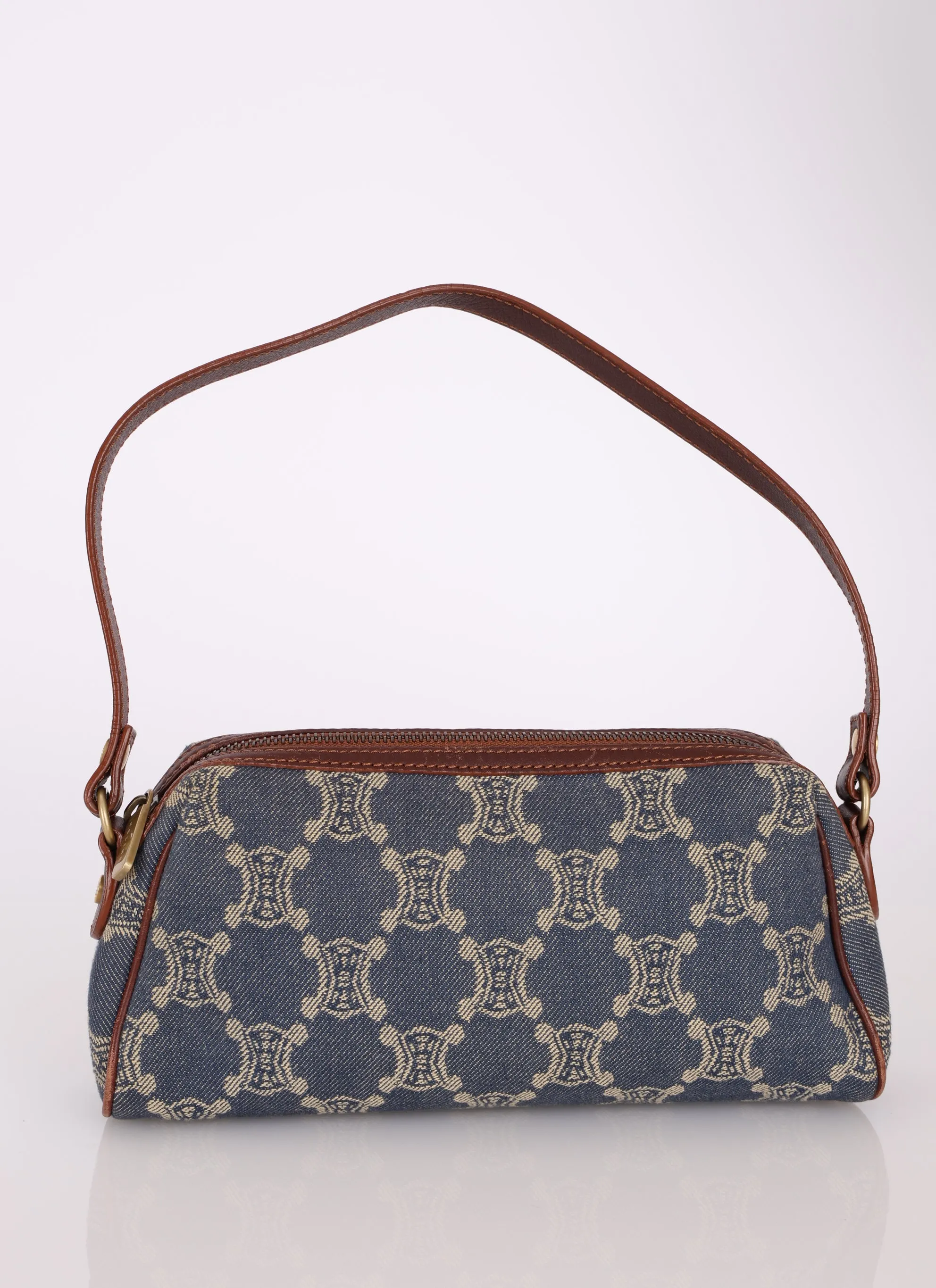 Celine Triomphe Denim Shoulder Bag
