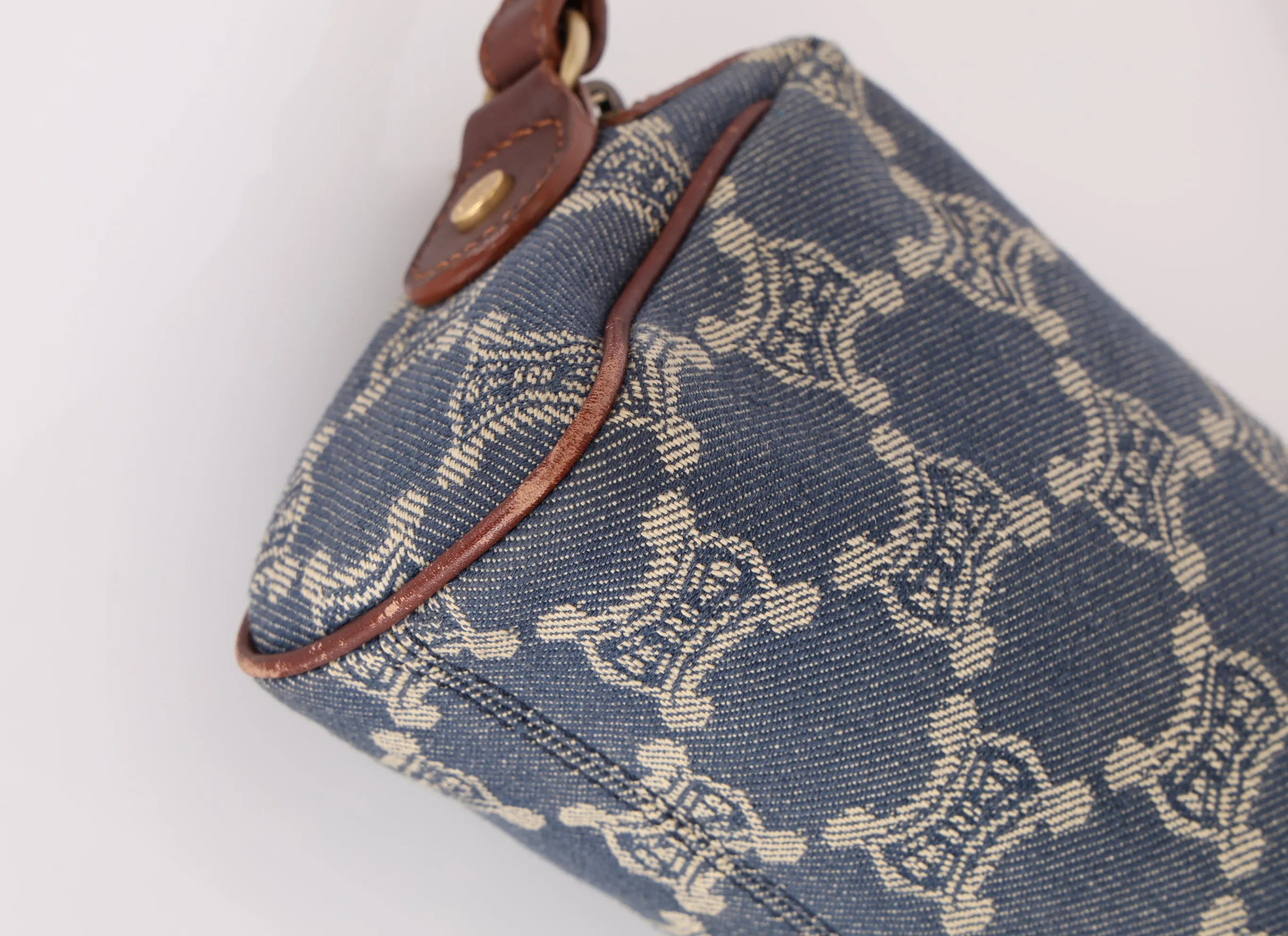 Celine Triomphe Denim Shoulder Bag