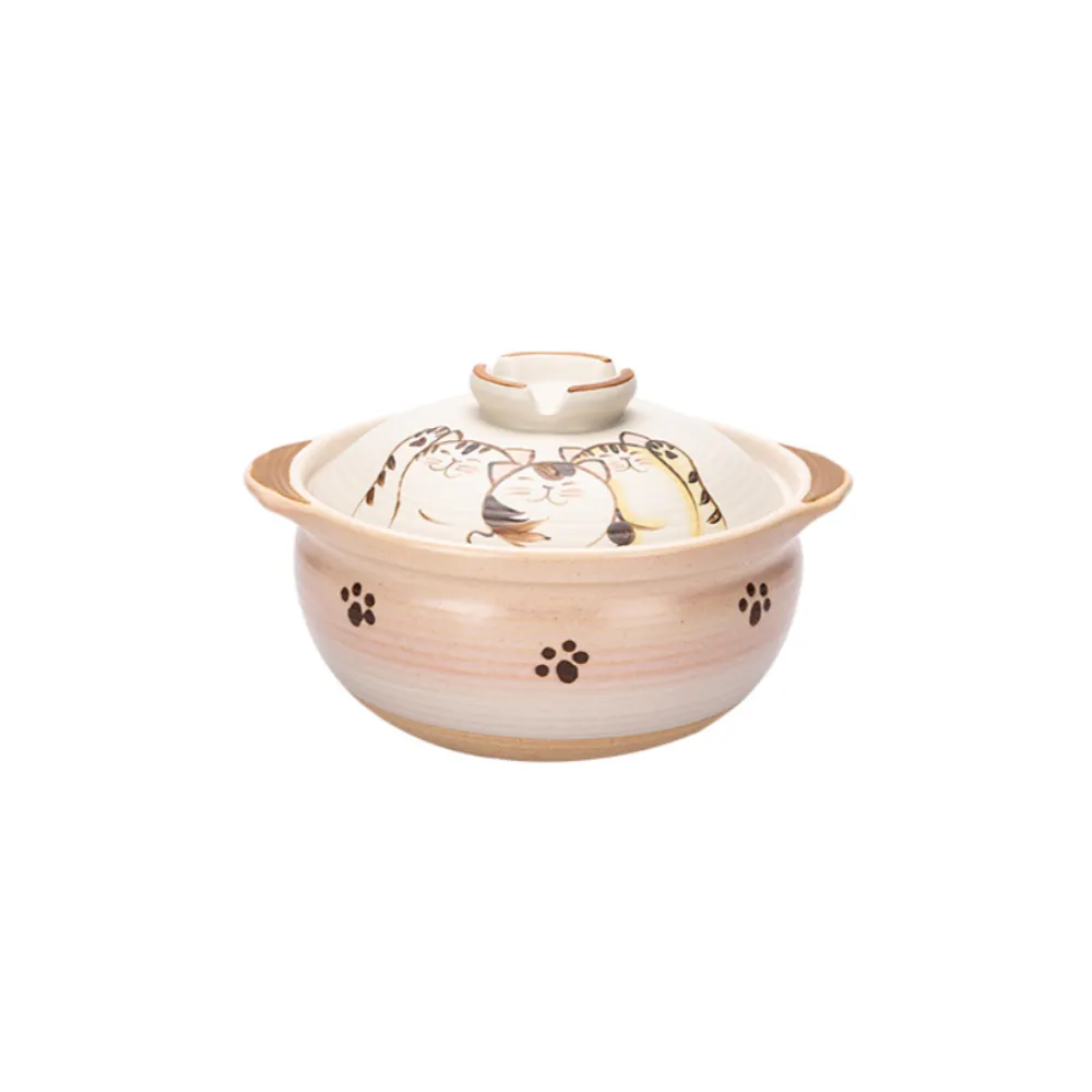 Ceramic Cat Pattern Pots