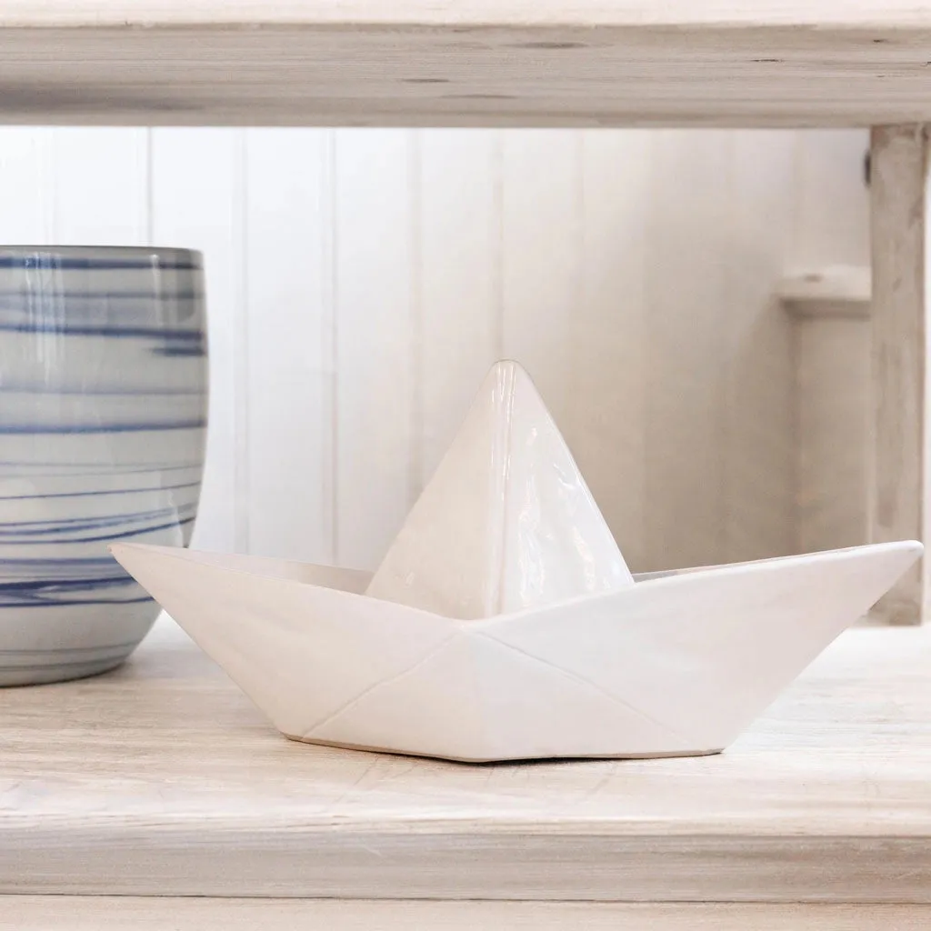 Ceramic Sail Boat