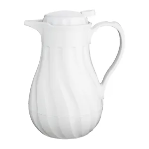 CH119 Olympia Insulated Swirl Jug White 1.2Ltr