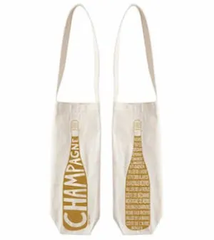 Champagne Single Wine Tote