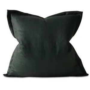 Charcoal Herringbone Euro Sham 27x27