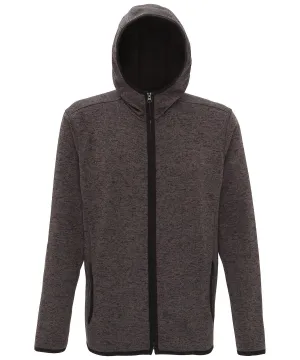 Charcoal/Black Fleck - TriDri® Melange knit fleece jacket