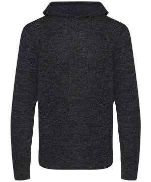Charcoal/Black - Iguazu regen knitted hoodie